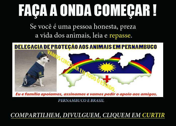 DELEGACIA DE PROTEÇÃO AOS ANIMAIS EM PERNAMBUCO